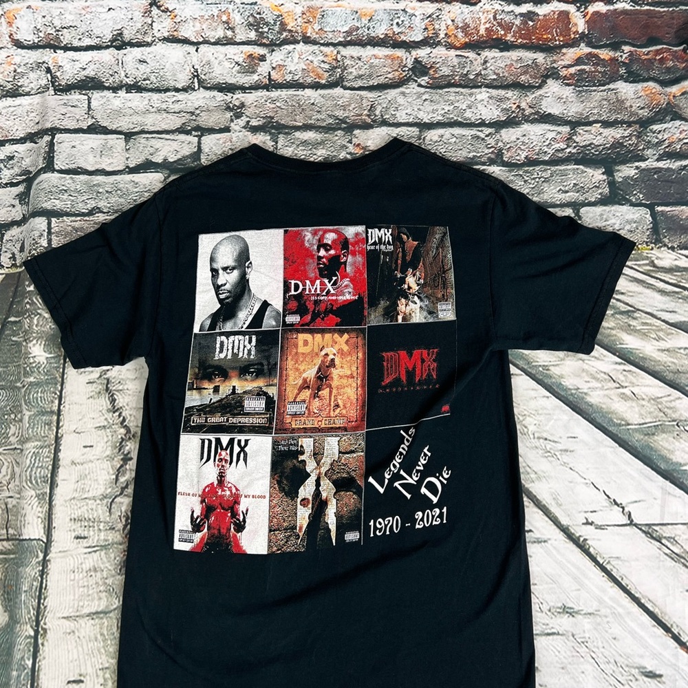 DMX RIP Memorial Tee Shirt Size S Black - Picture 3 of 5